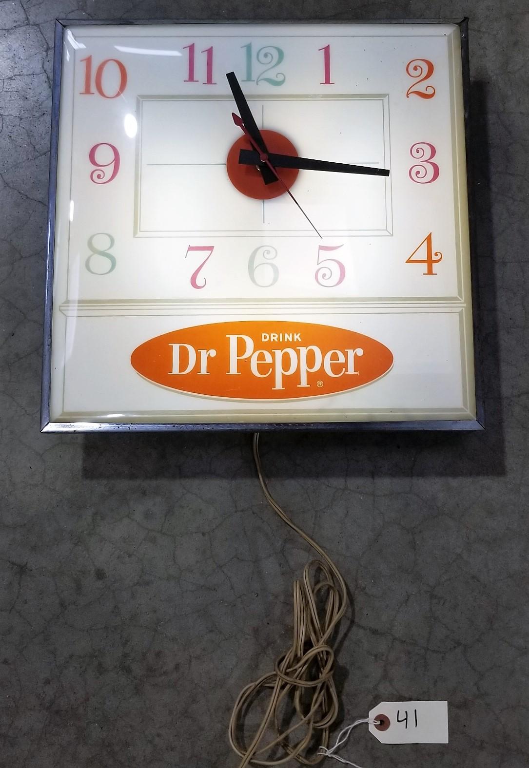 Vintage Drink Dr. Pepper Wall Clock