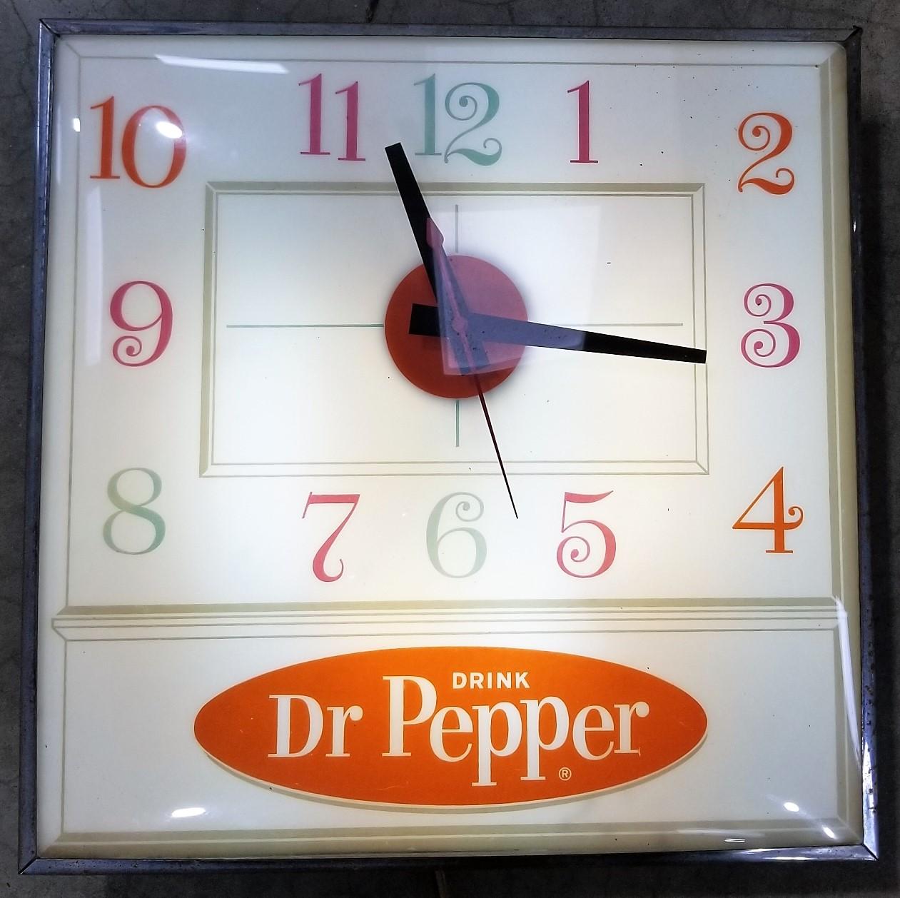 Vintage Drink Dr. Pepper Wall Clock