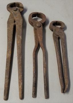 (3) Prs of Farrier Nippers