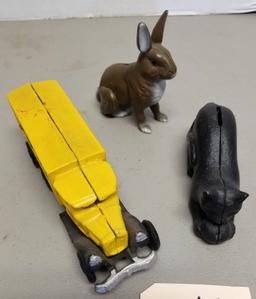 (3) Retro Cast Iron Toys