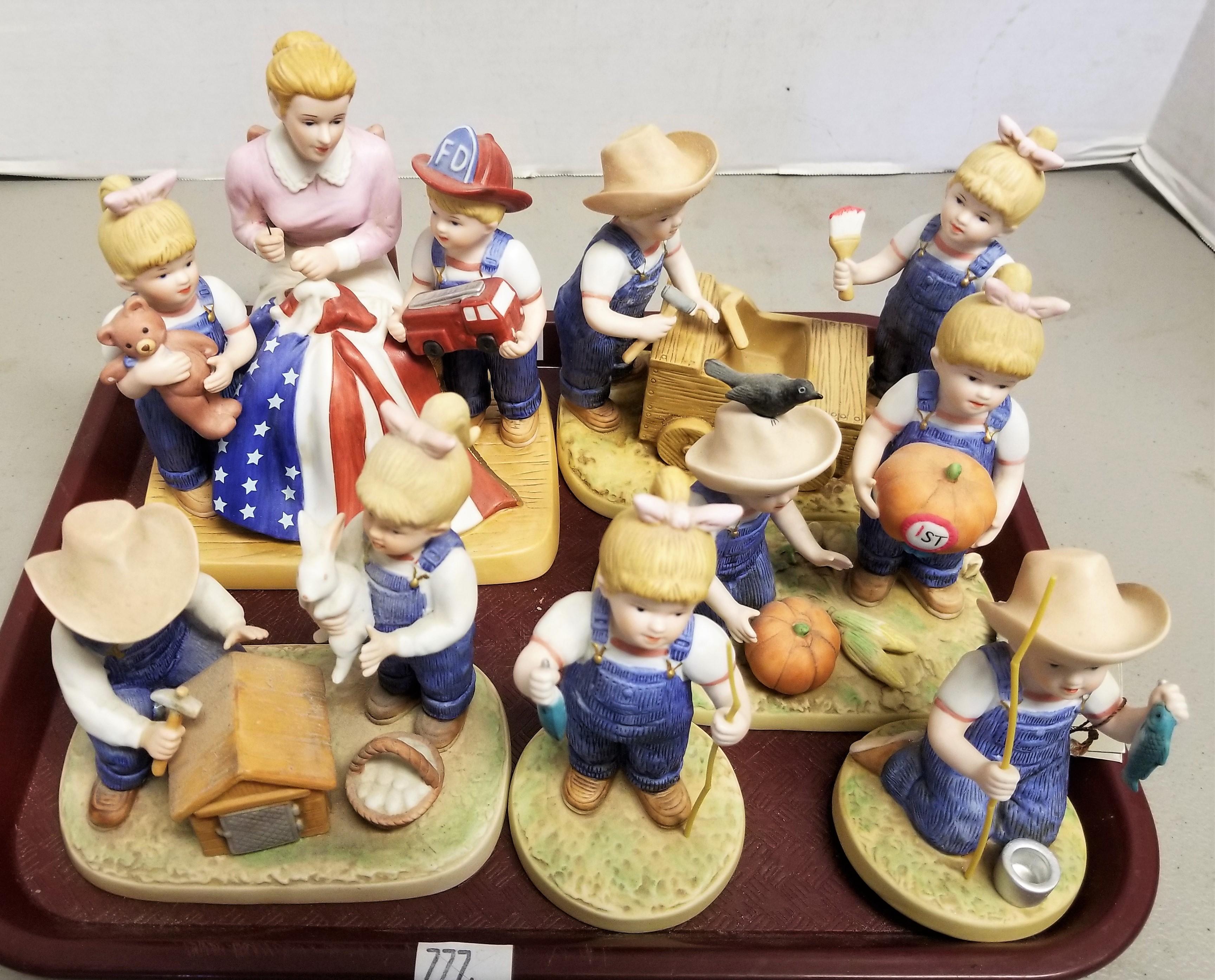 6 Assorted Denim Days Figurines