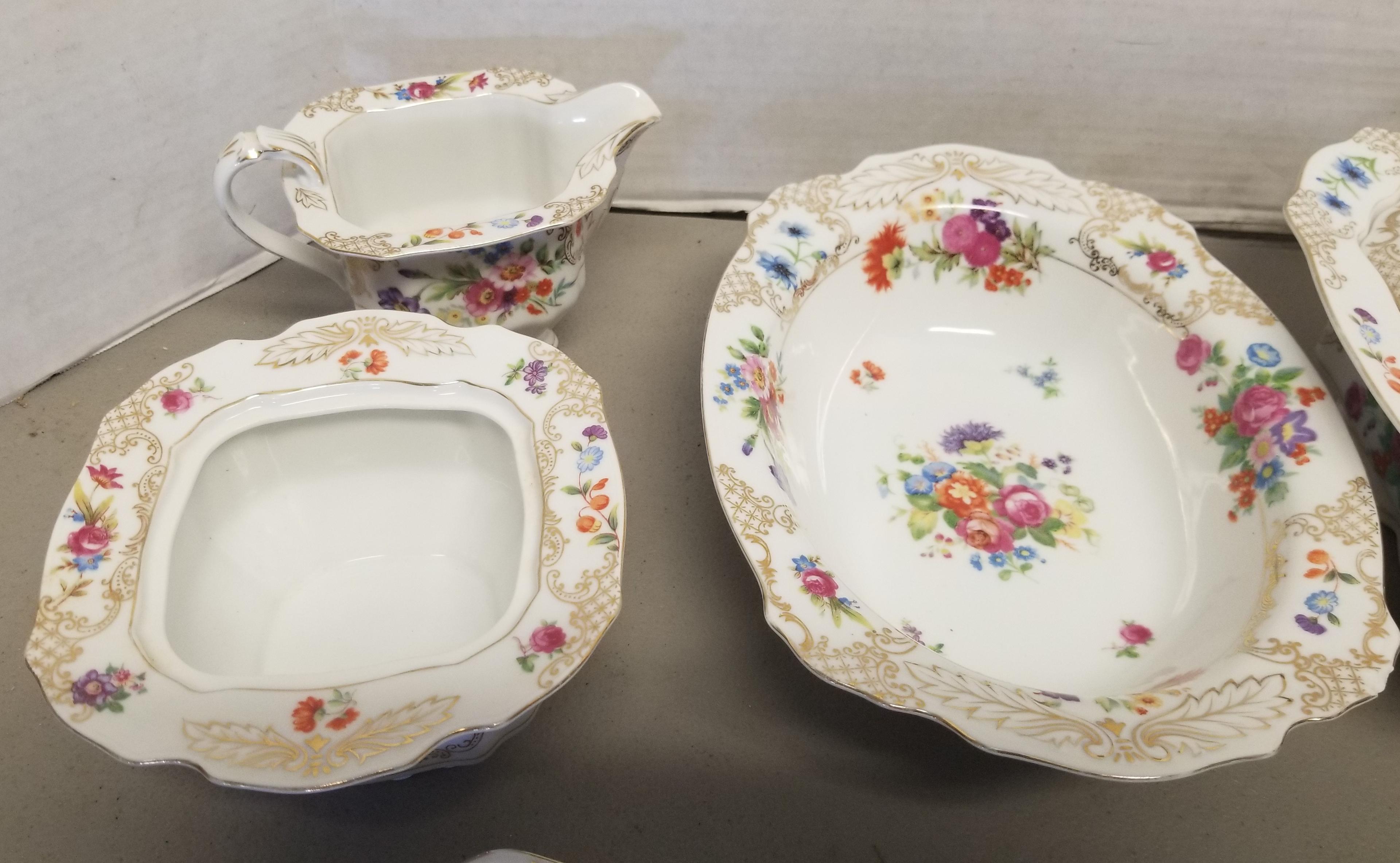 7pcs of Vintage Kongo Romance china,