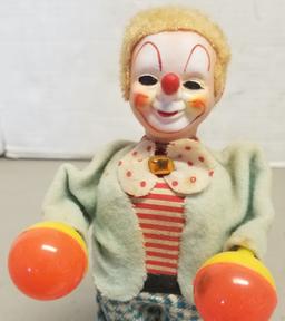 Vintage Wind-Up Musical Clown