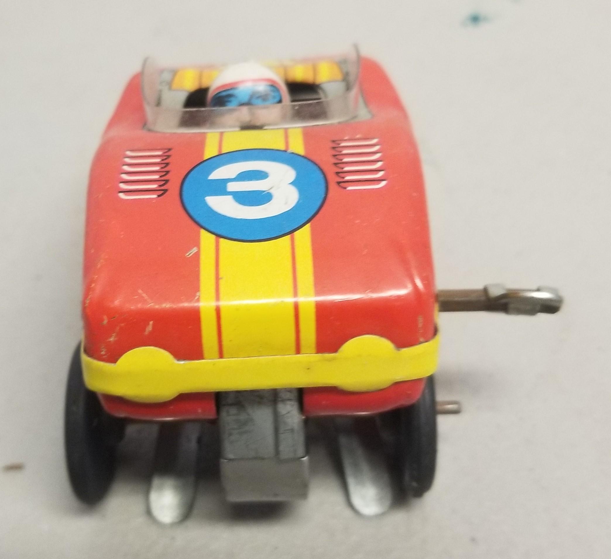 Vintage Yone Acro-Car Tin Wind-Up Toy