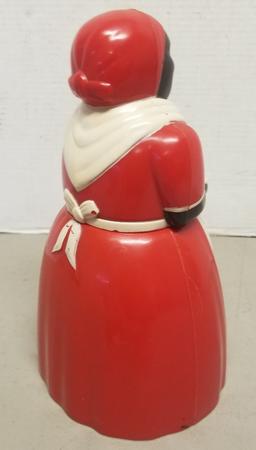 Vintage Aunt Jemima Plastic Cookie Jar