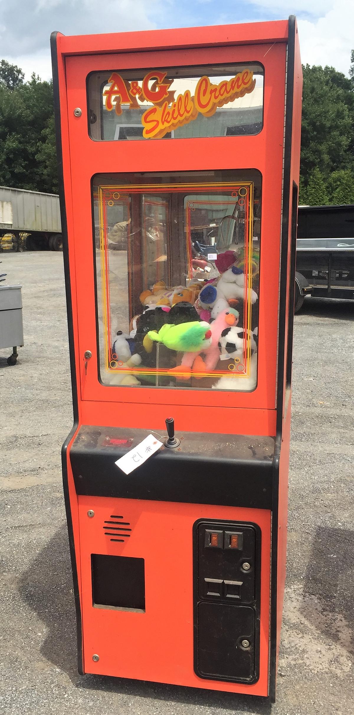 25 Cent A and G Skill Crane Machine