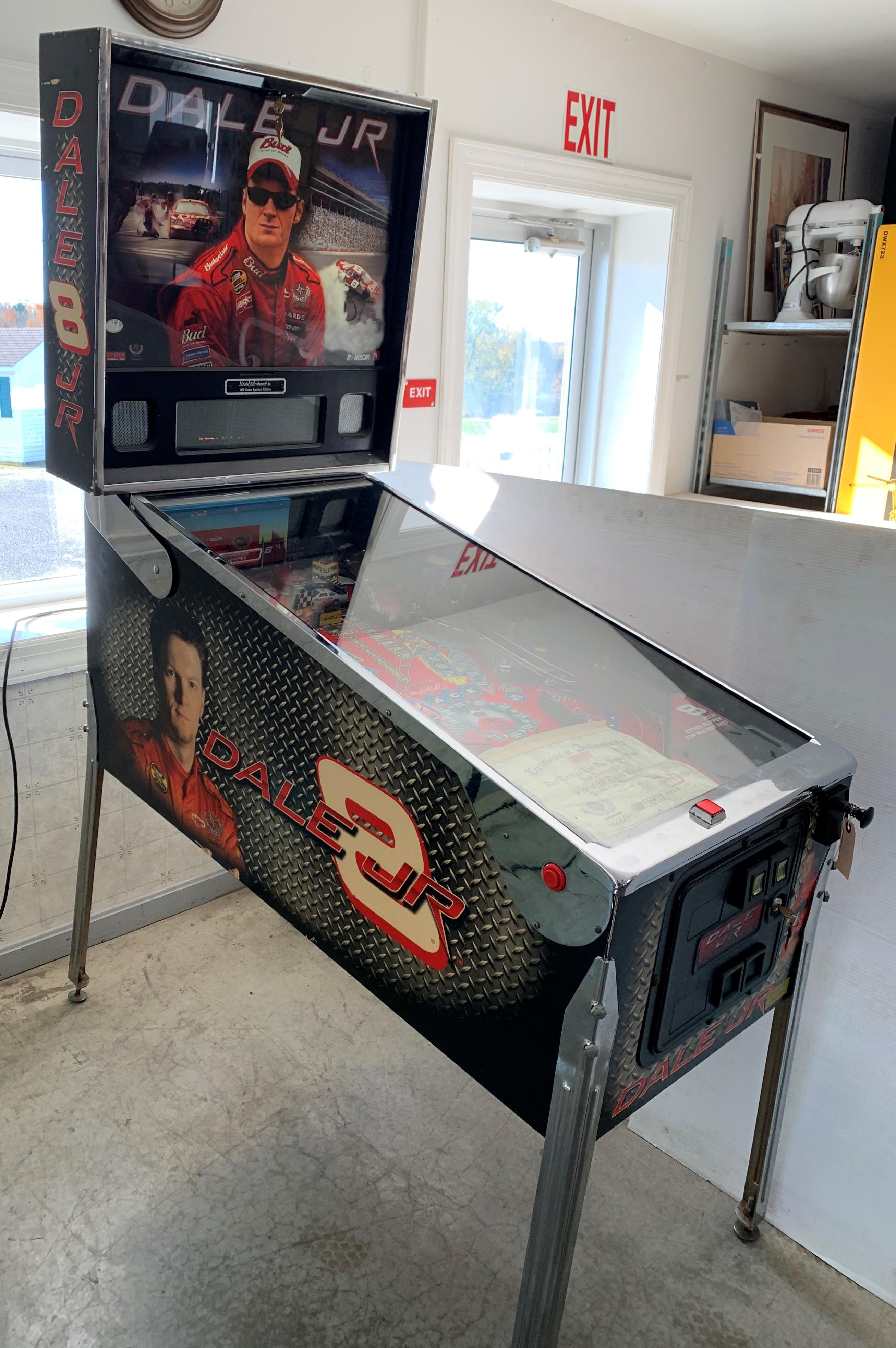 Dale Jr Pinball Machine by Stern Limited Edition