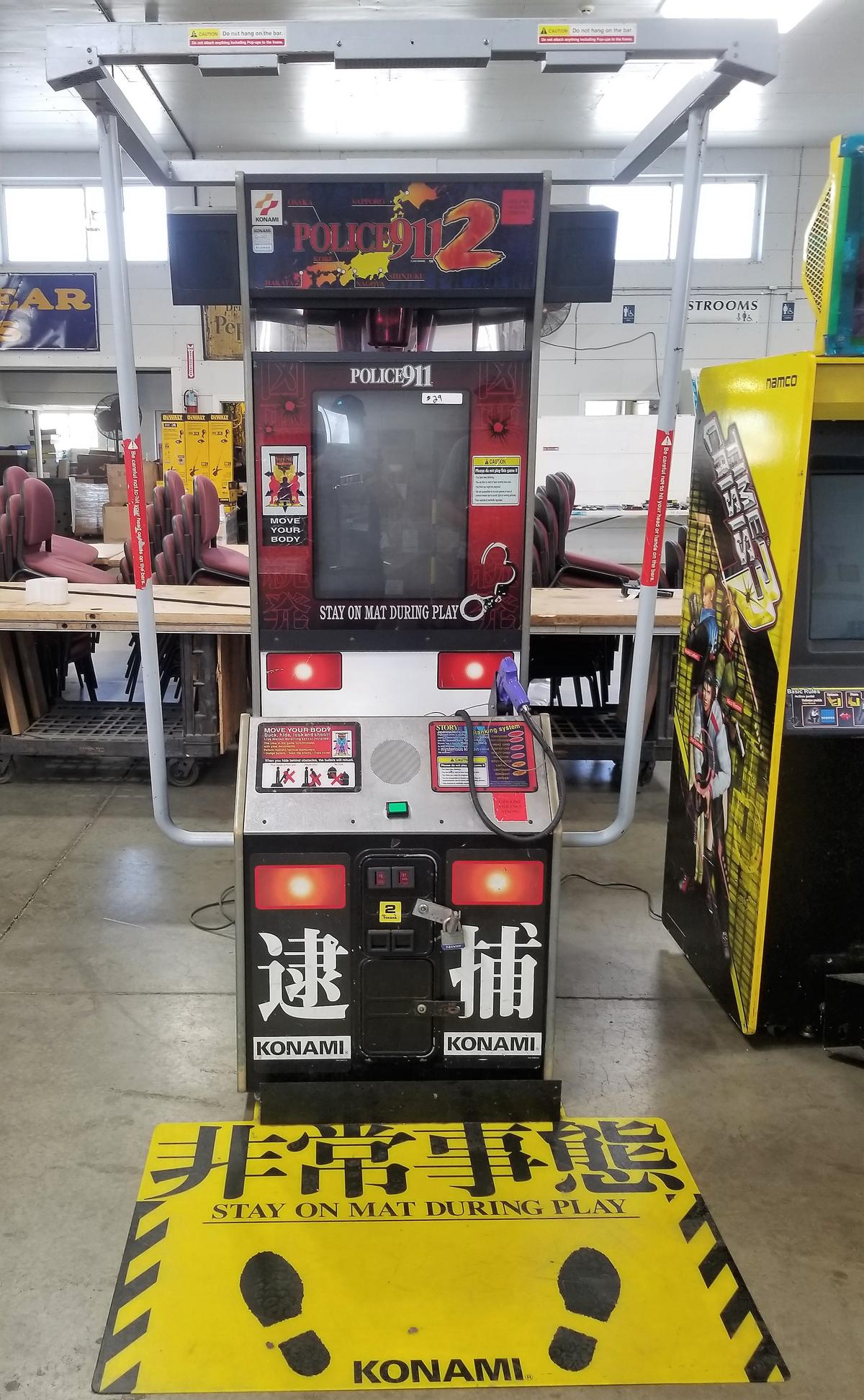 Konami Police 911 2 Arcade Video Game