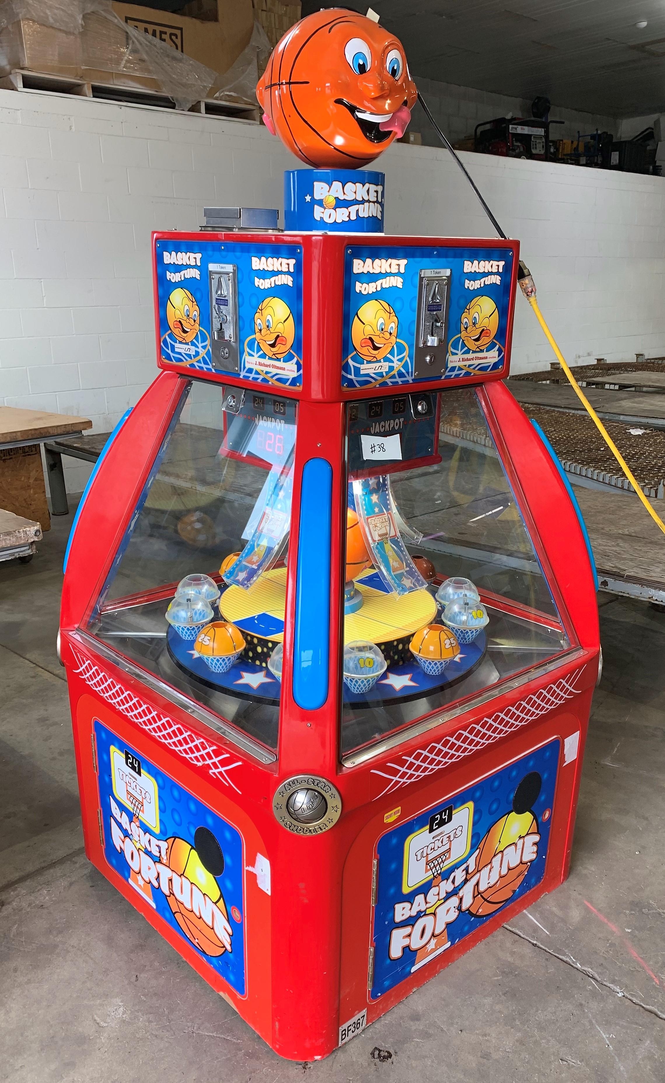 Basket Fortune Redemption Arcade Game