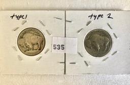 Buffalo Nickels, Key Coins,