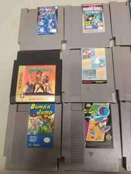 (12) Assorted NES Games