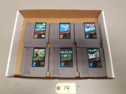 (6) Assorted NES Games