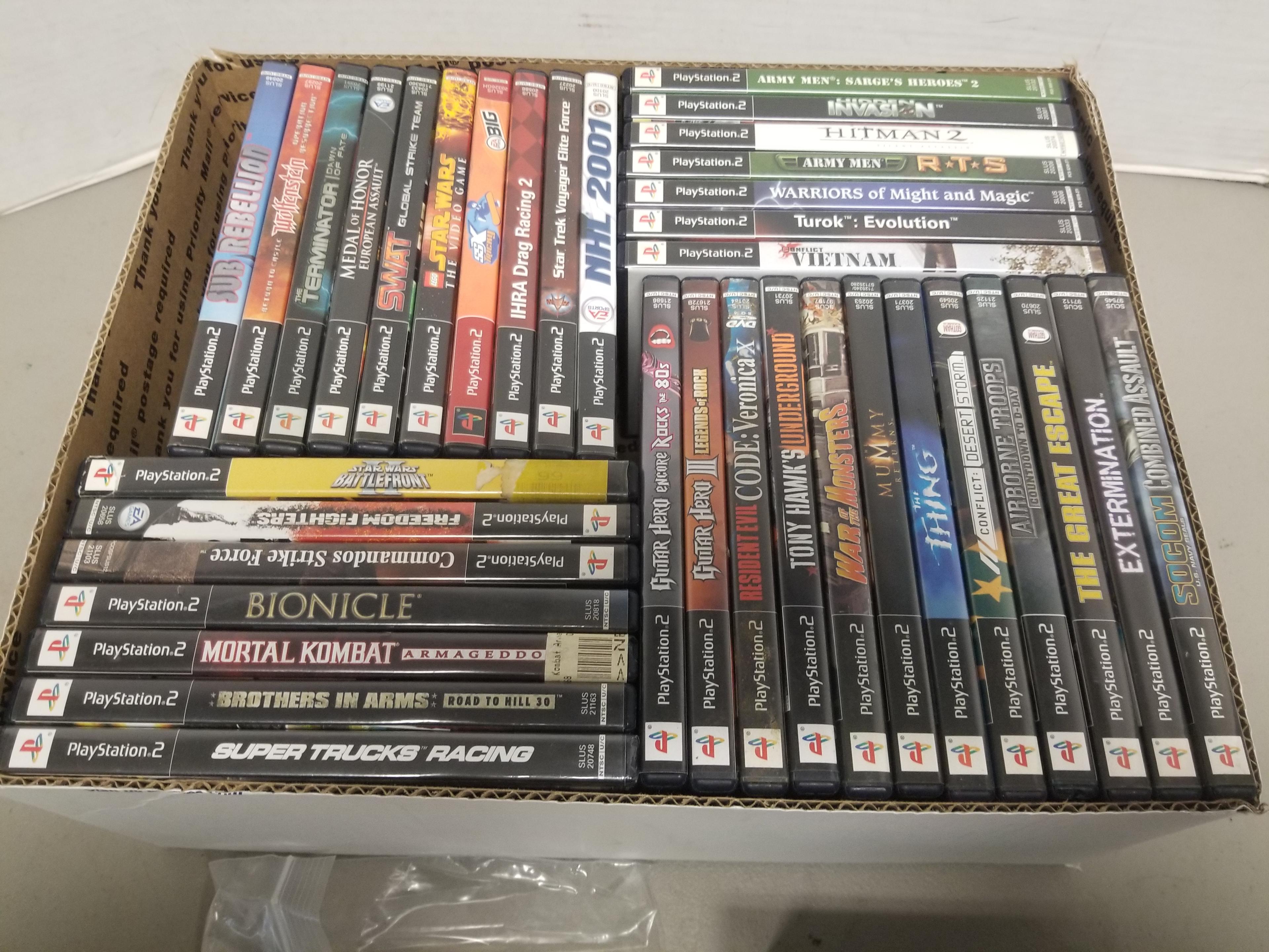 (40) Assorted PS2 Games