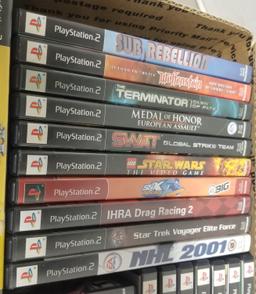 (40) Assorted PS2 Games