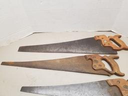 4 - Vintage Hand Saws