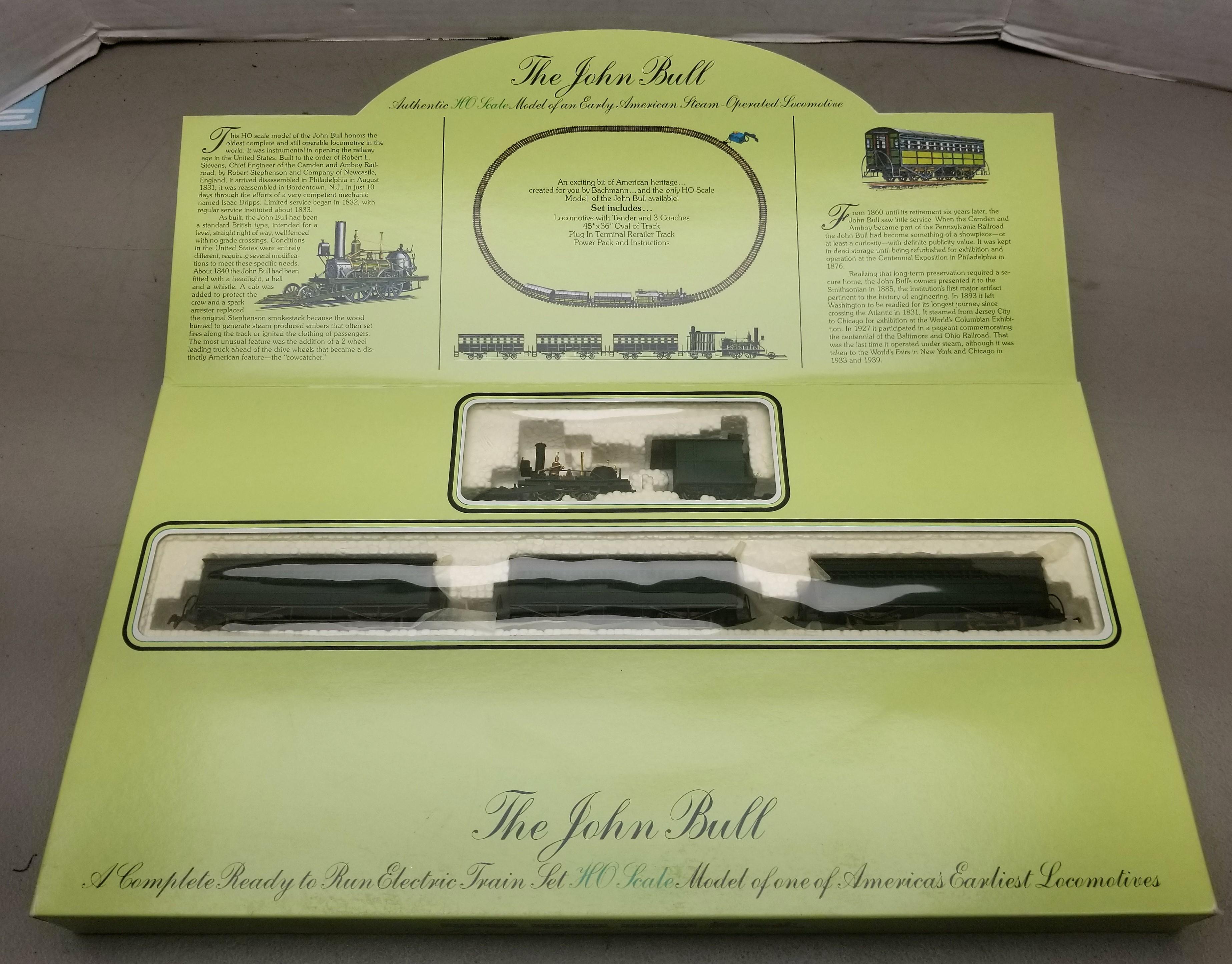 Bachman "The John Bull" HO Scale Train Set