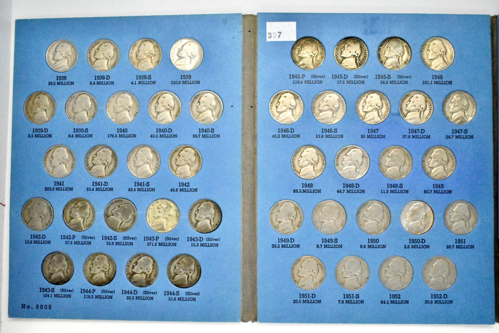 Jefferson Nickels (65 coins),