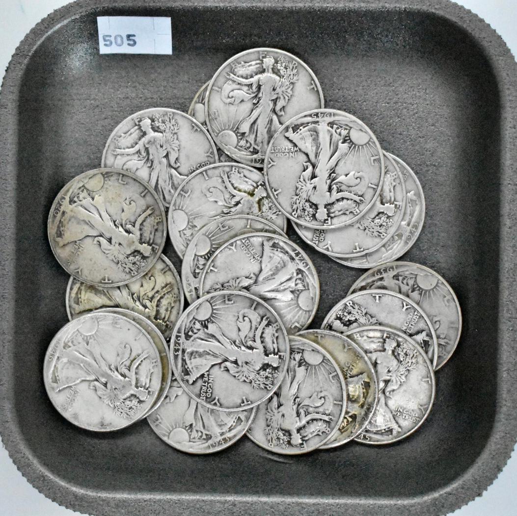 Walking Liberty Halves,