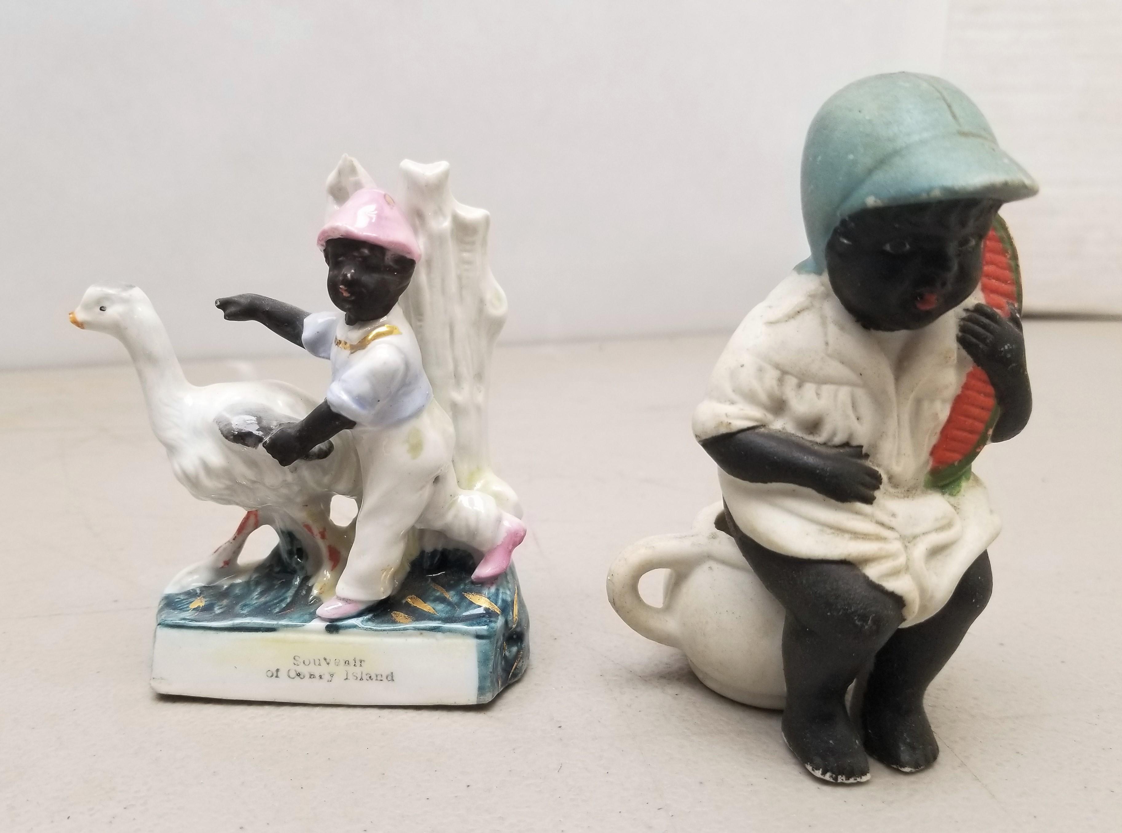 (6) Black Americana Figurines