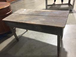 Early Wooden Farm Table