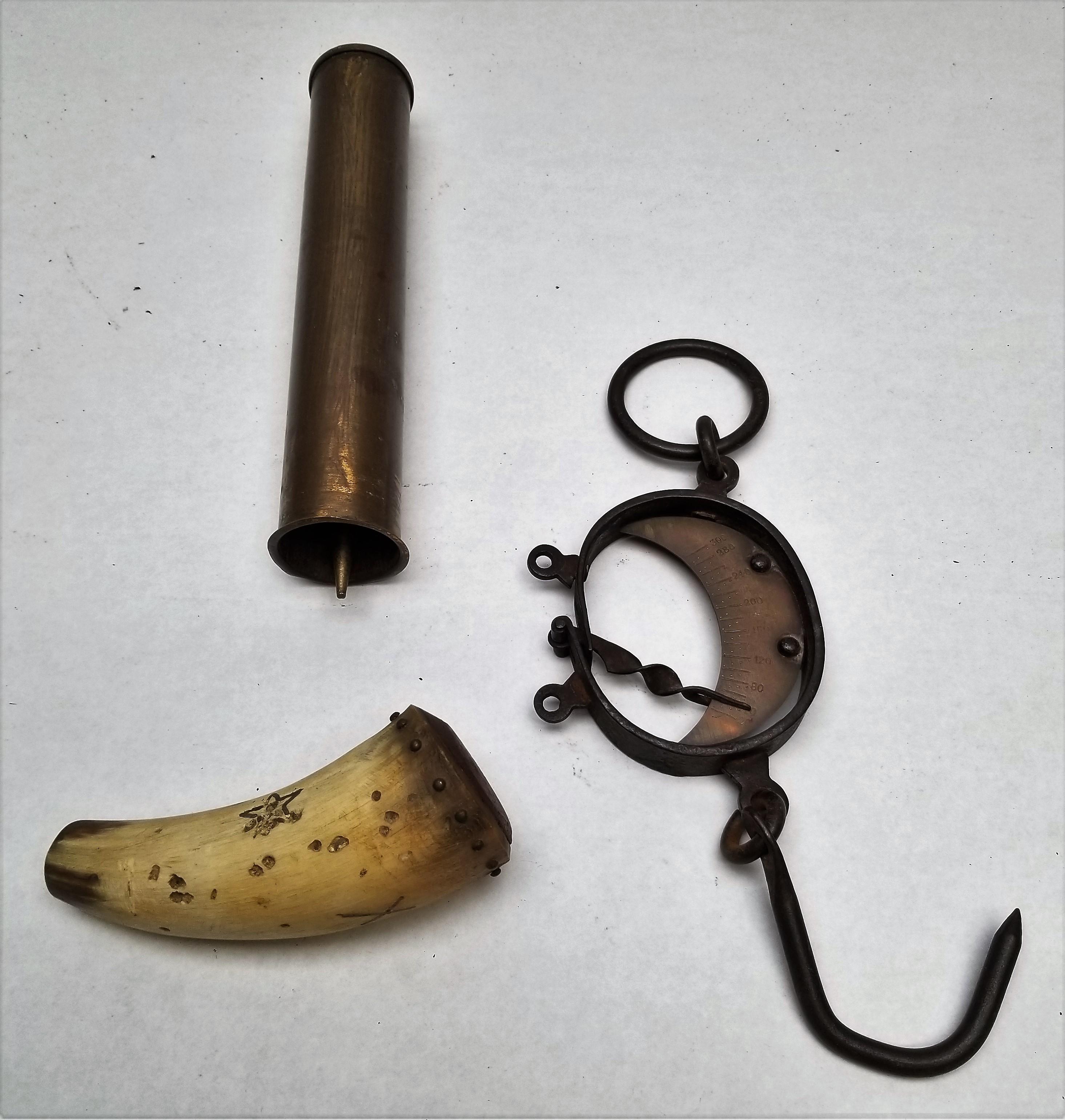 Early German Scales, Powder Horn and more