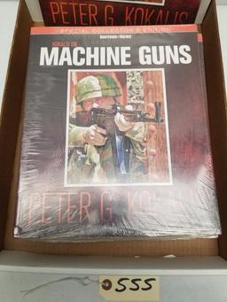 (5) New Peter G.  Kokalis Machine Guns Books