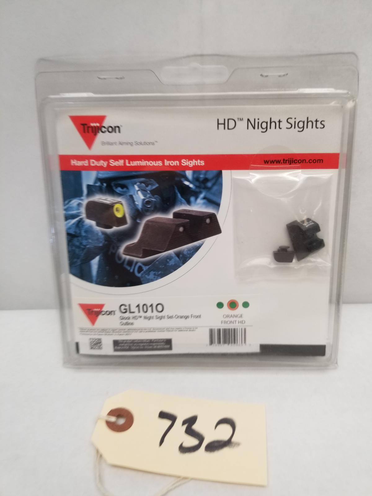 Trijicon GL1010 Glock Night Sights (Orange)