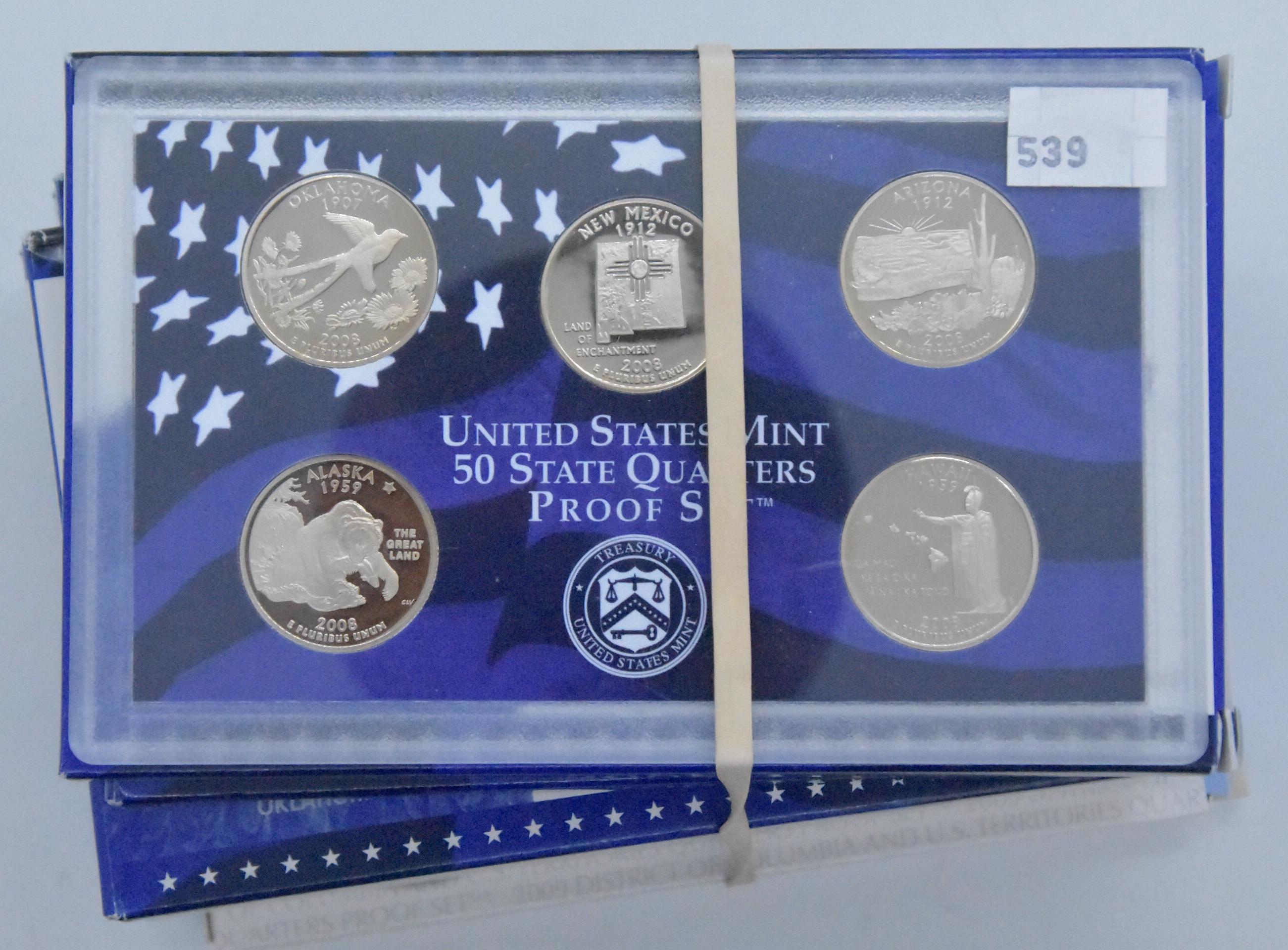 State Quarters Proof Sets, DC and Territories Quarters