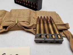 British Enfield Ammo Pouch with 45-Rounds of 303