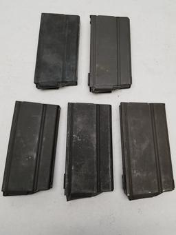 (5) Used Steel M1A 20RD Mags