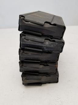 (5) Used Steel M1A 20RD Mags