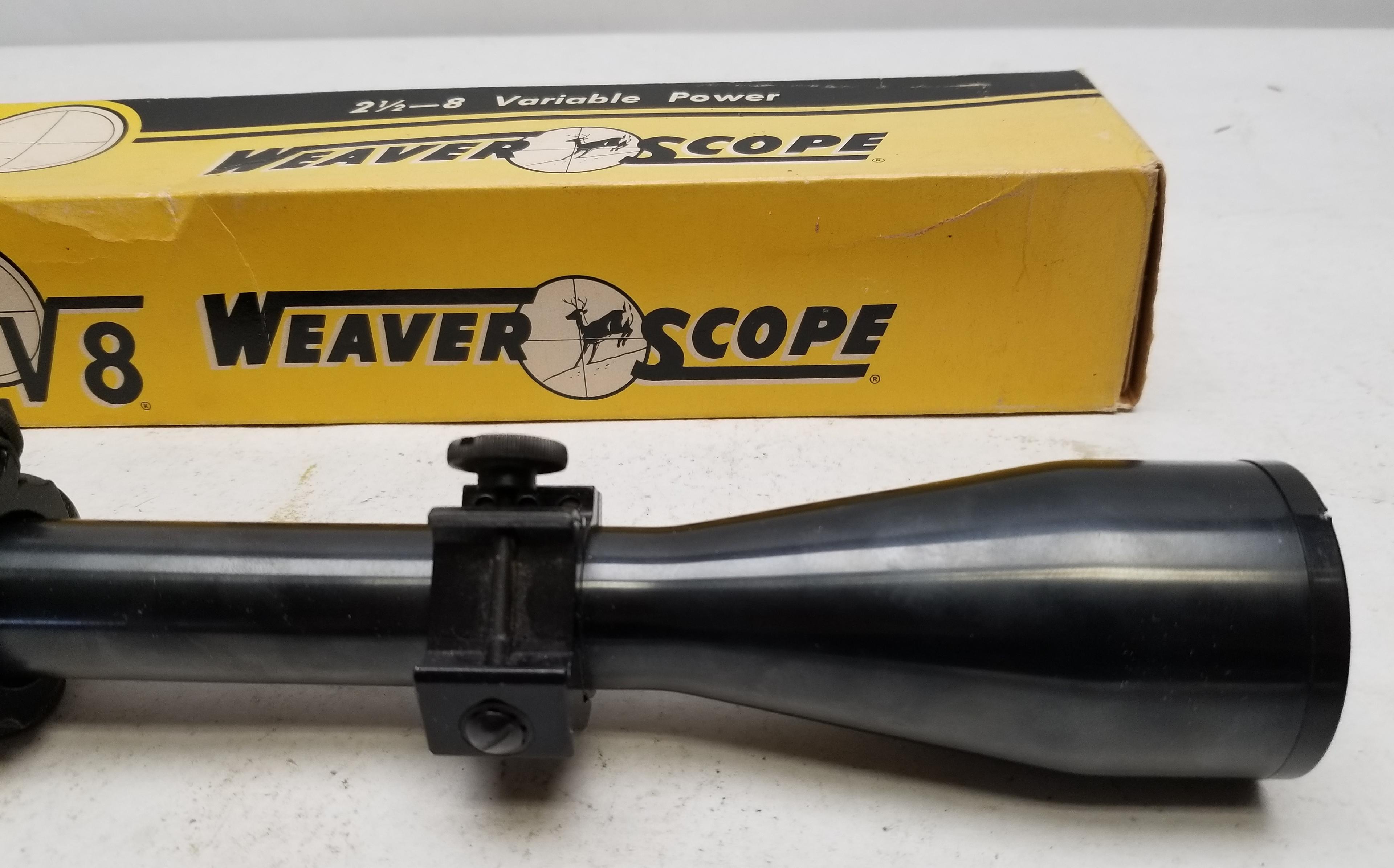 Vintage Weaver Model V8 Rifle Scope