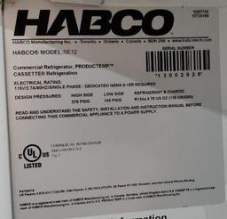 Habco Upright Cooler