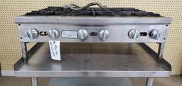 Jade Range 6-Burner Gas Countertop Stove w/ Table