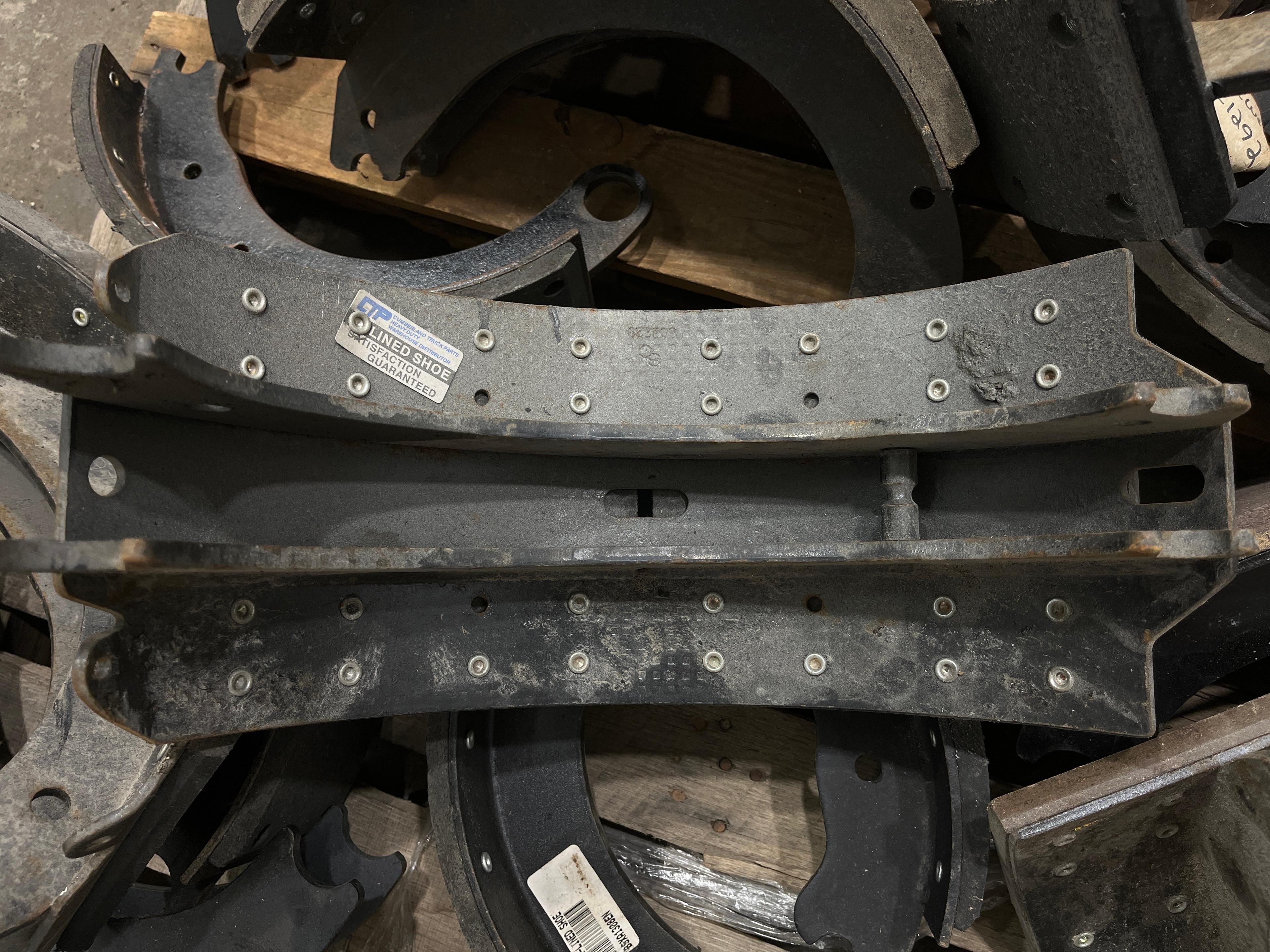 Skid Of Lined Brake Shoes
