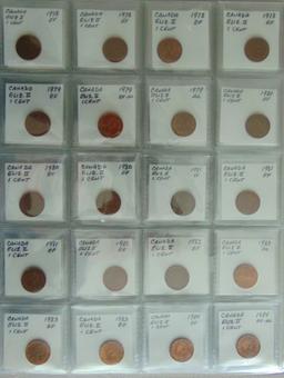 111pc. Canada Cent Set 1960-2009.