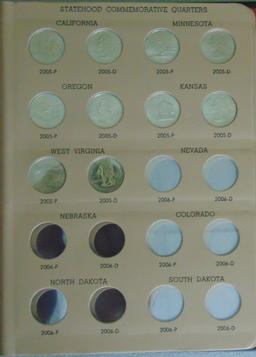 $17.50 face value Statehood Quarters 1999-2005