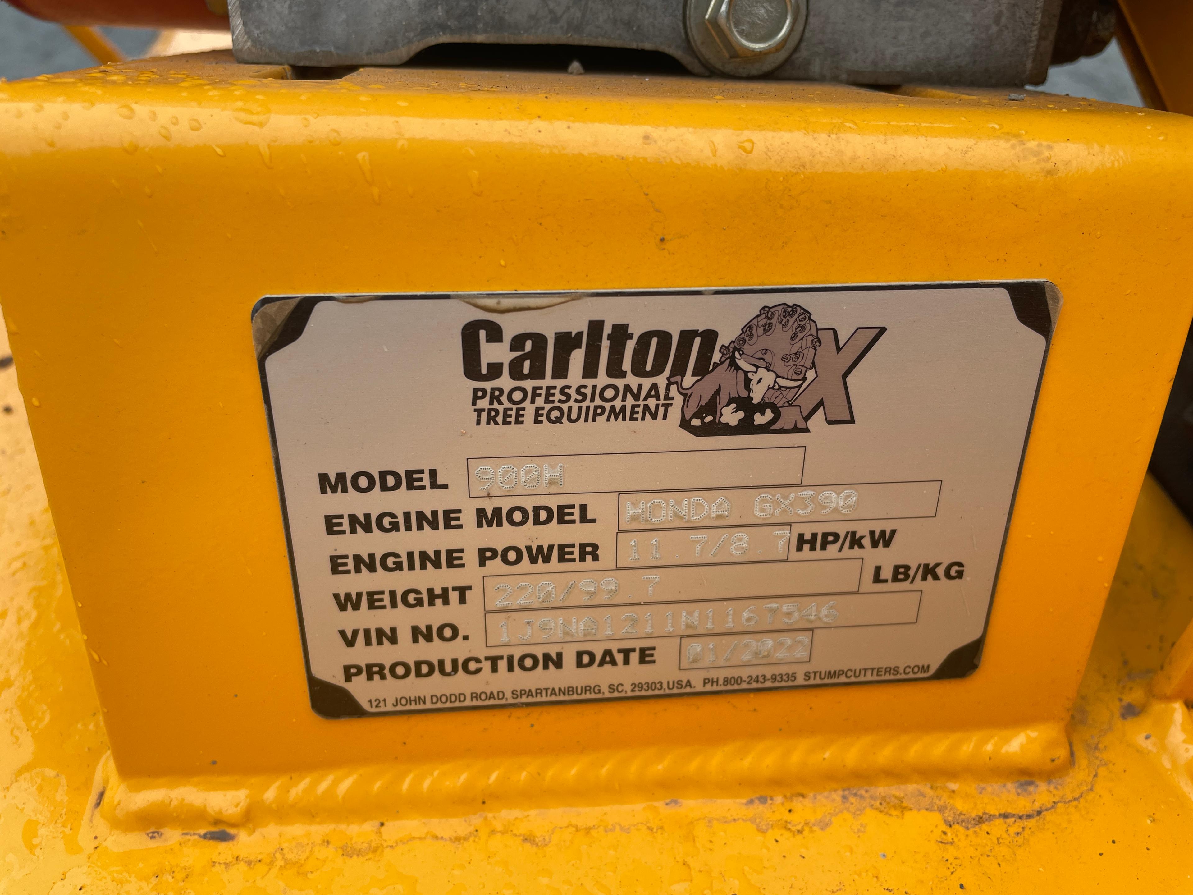 2022 Carlton 900W Walk Behind Stump Grinder