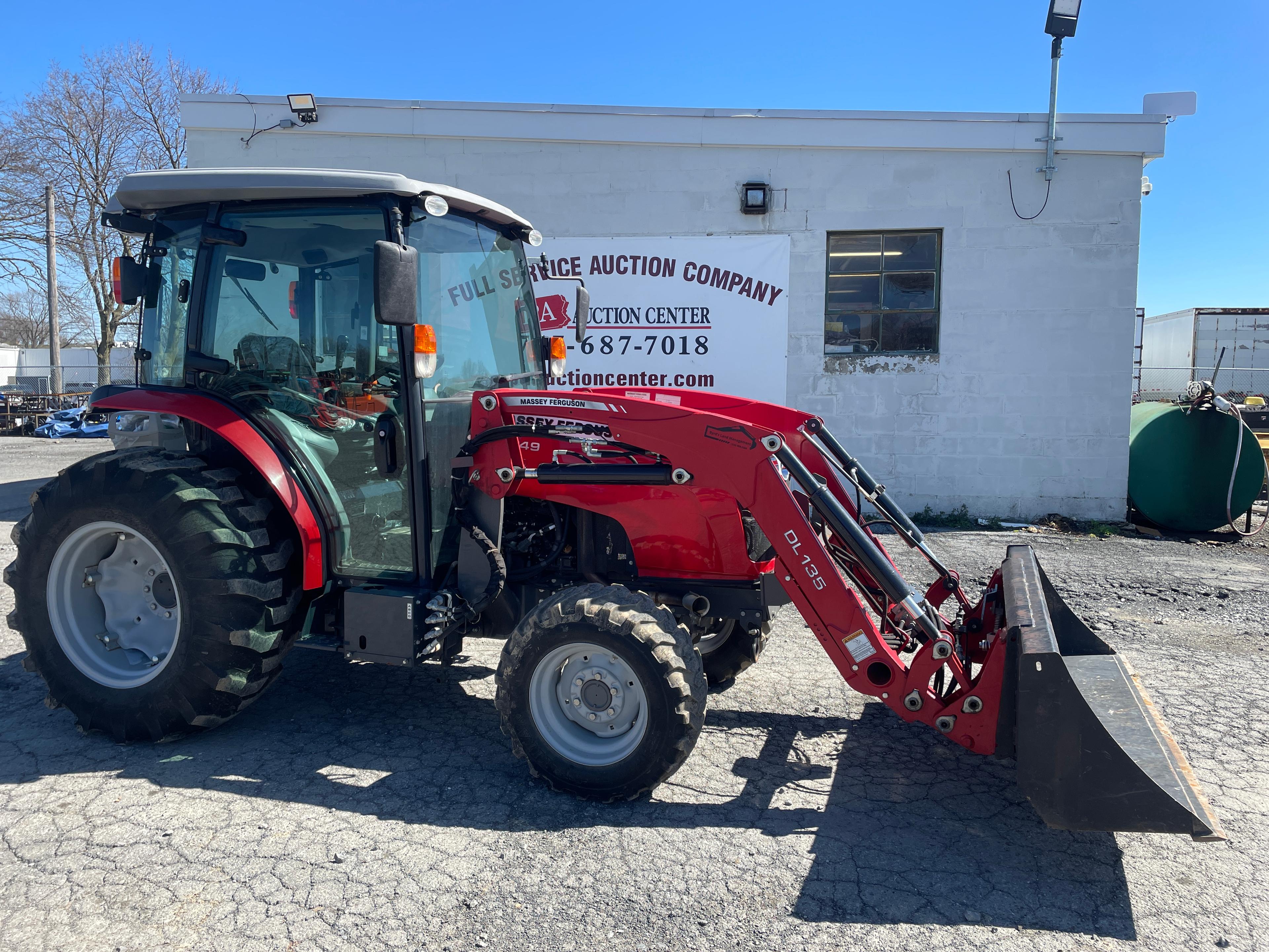 2019 Massey Ferguson 1749 4X4 Tractor W/ Loader