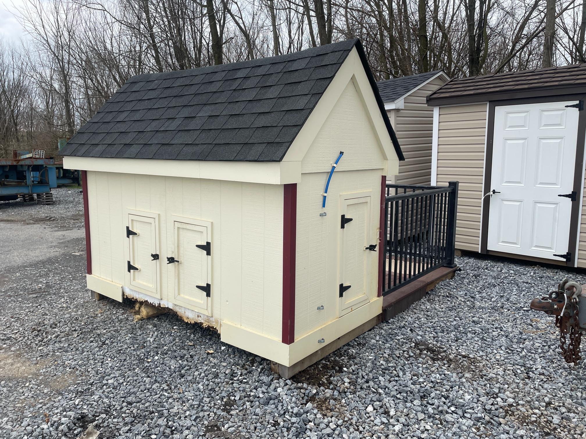 Used 8X10' Dog Shelter W/ Outdoor Area