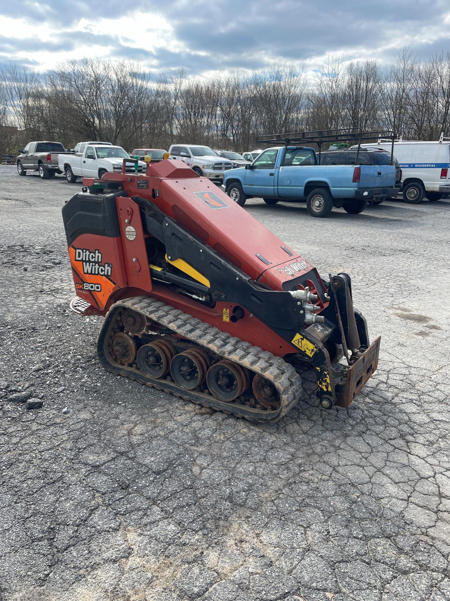 2022 Ditch Witch SK800 Stand On Skid Loader