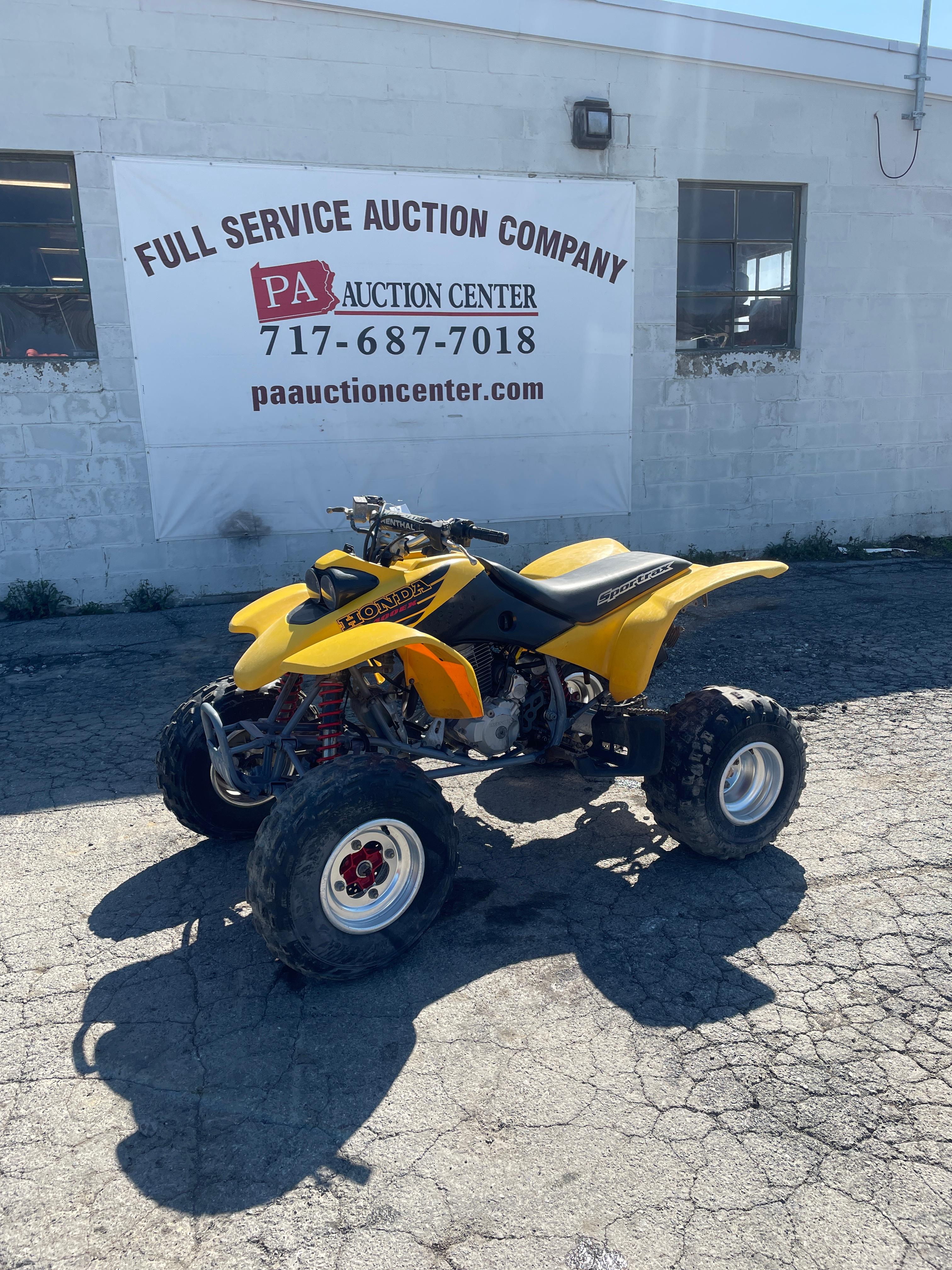 2001 Honda 400EX 4 Wheeler