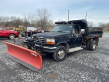 1997 Ford F350 XL 4X4 Diesel Truck W/ Dump Bed