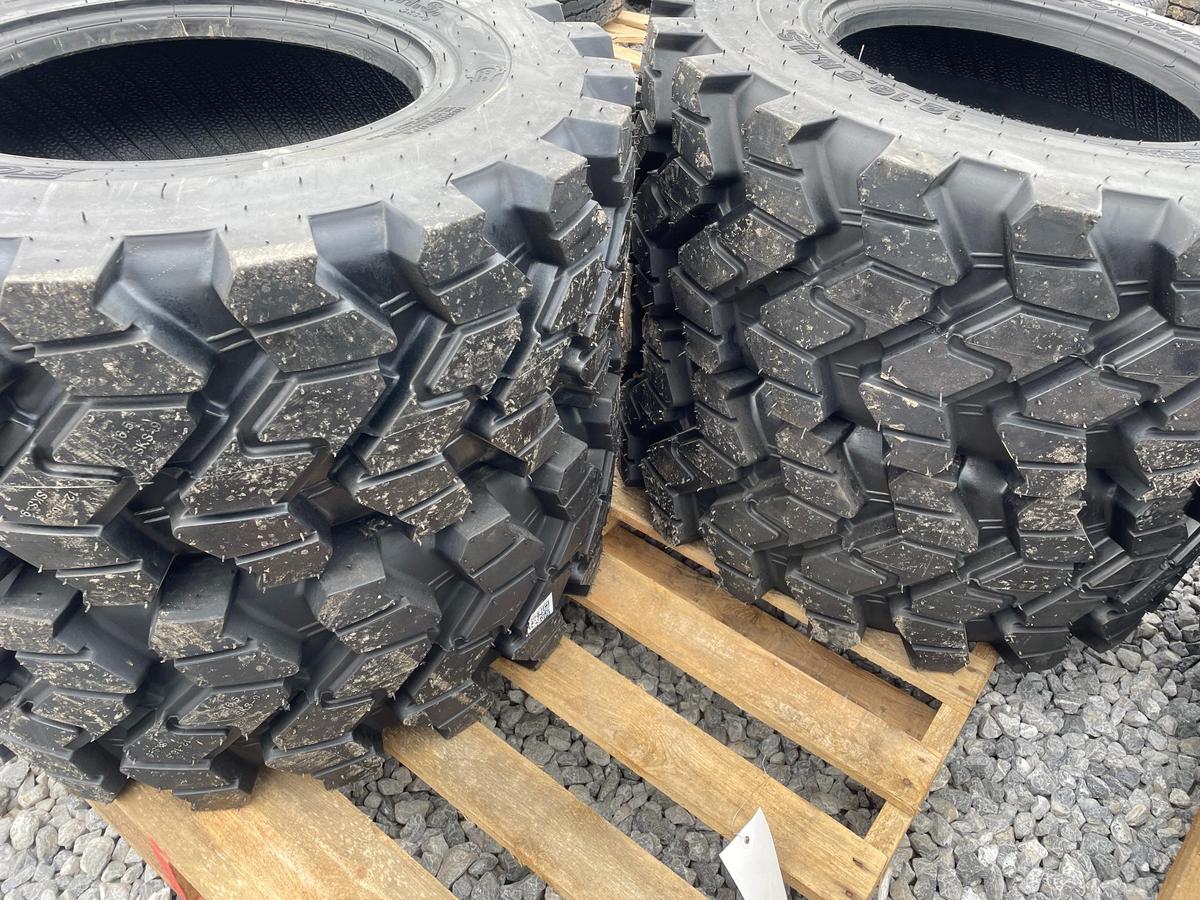 New Set Of (4) 12-16.5 SKS9 Skid Loader Tires