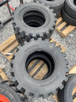 New Set Of (4) 12-16.5 SKS9 Skid Loader Tires