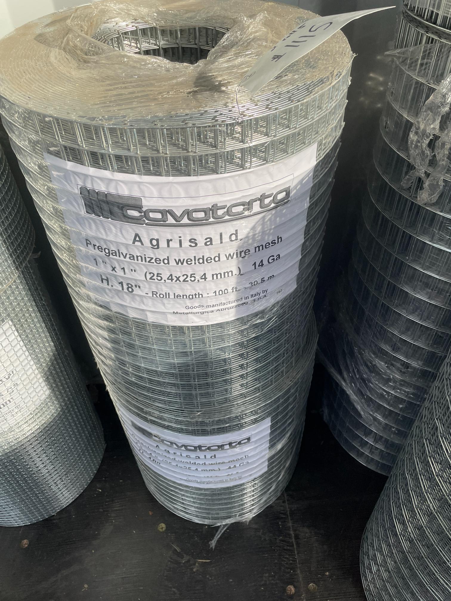 (2X) New Cavatorta 18"X100' Wire Mesh