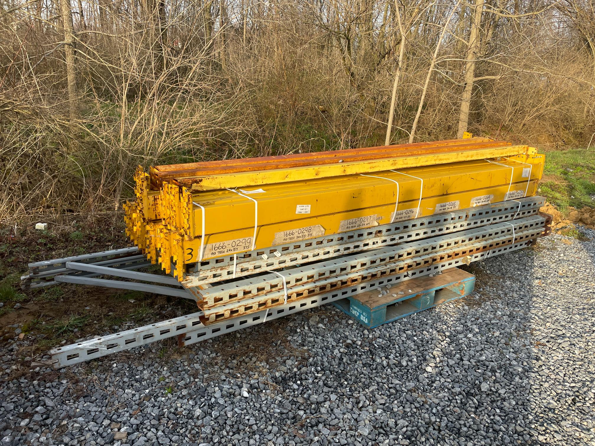 Skid Lot Of Pallet Racking