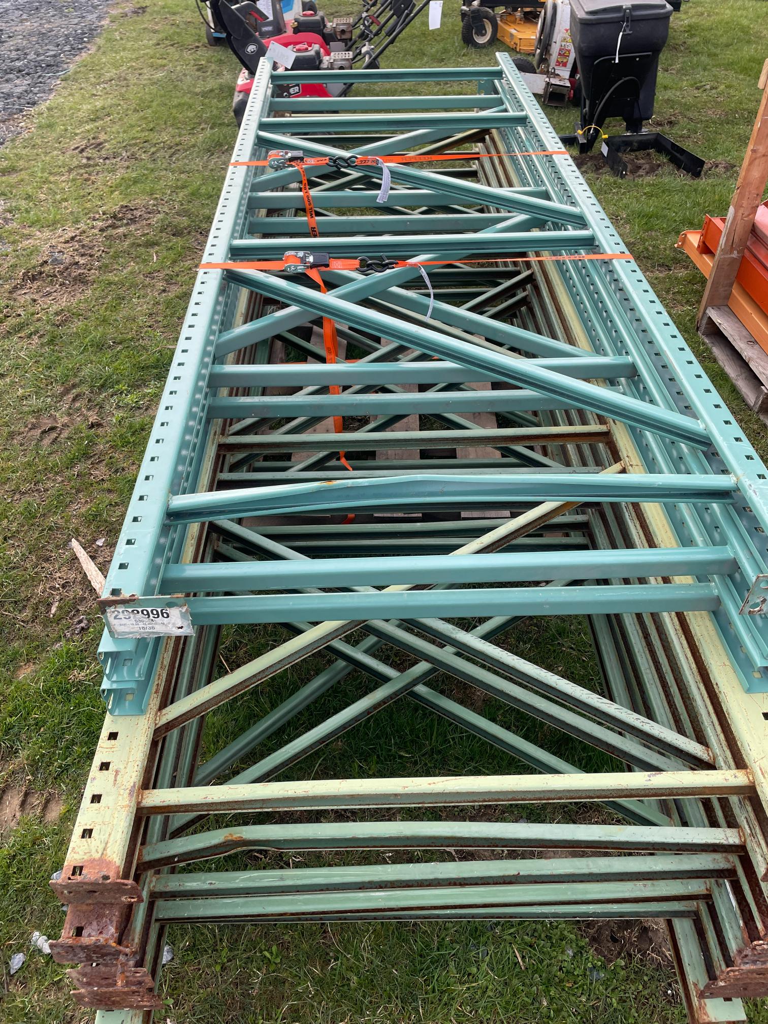 Skid Lot Of Pallet Racking Uprights