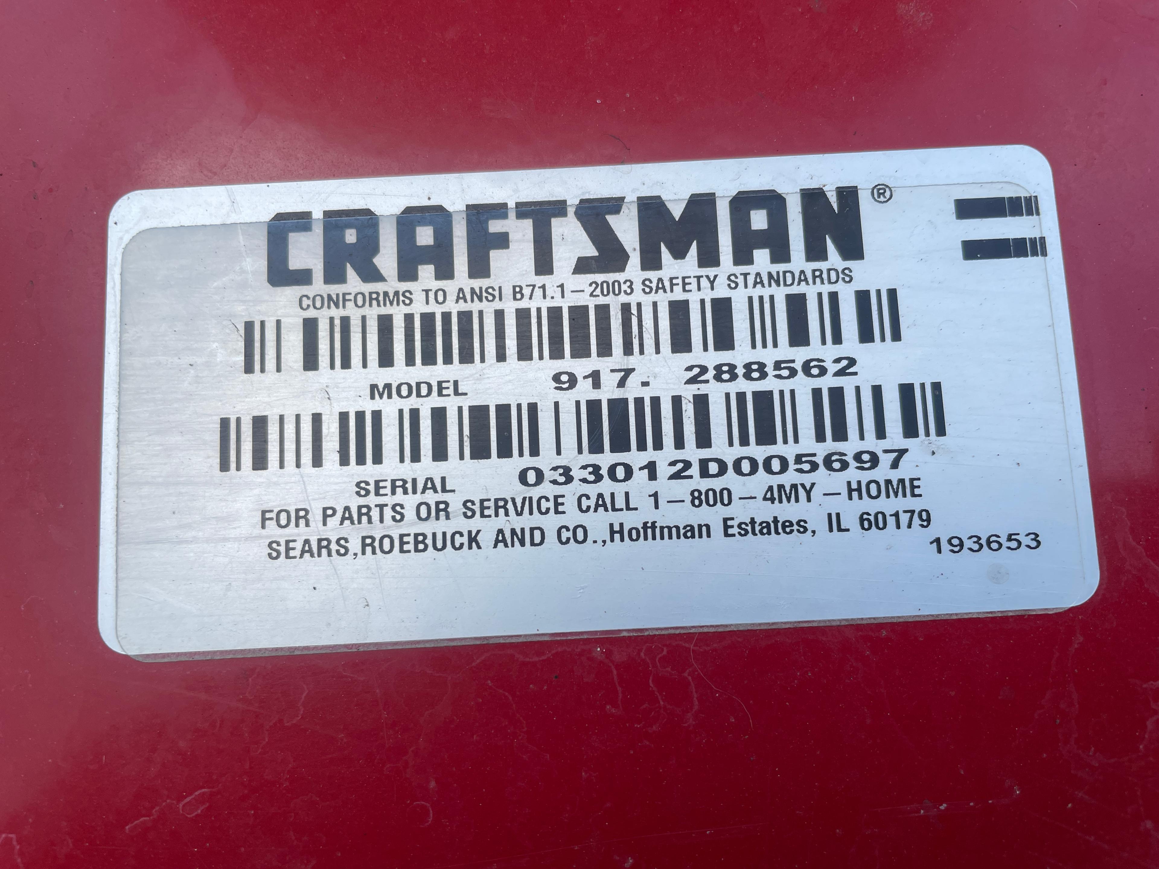 Craftsman YT-4000 42" Hydrostatic Lawn Tractor