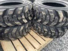 New Set Of (4) Montreal 10-16.5 Skid Loader Tires
